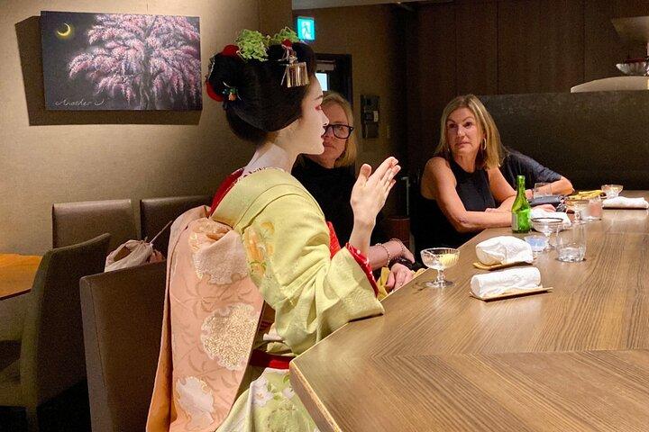 Middagsoplevelse med Maiko i Kyoto