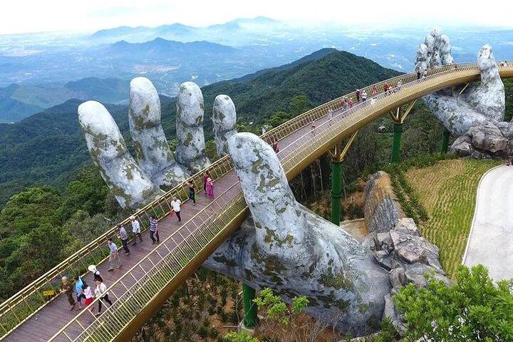 Da Nang Sun World Ba Na Hills & Golden Bridge Tour com carrinho de cabo