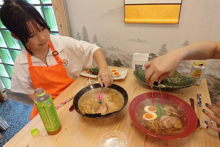 RAMEN Noodle Making Experience! Made from flour in 30min!
