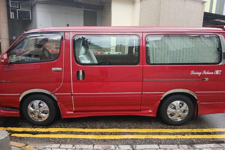 Transporte do Aeroporto de Hong Kong Sevice com carro clássico