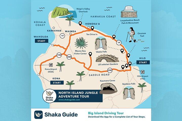 Big Island Avventura nella giungla dell'Isola del Nord - Tour audio autoguidato