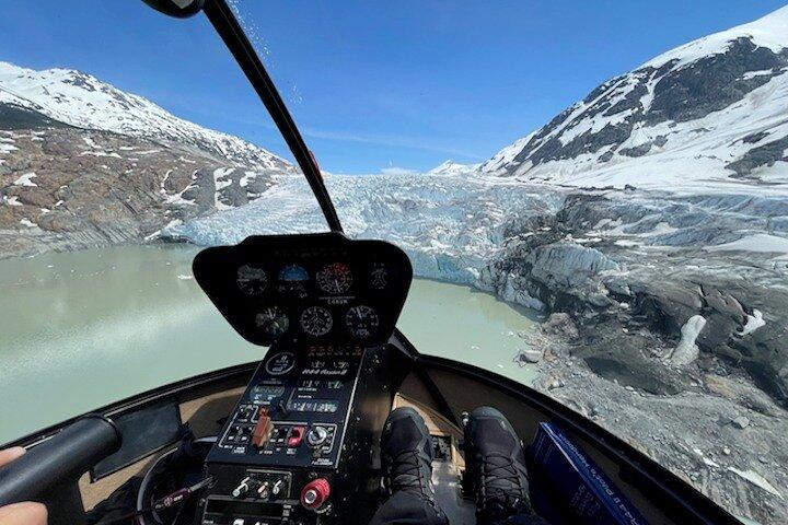 Sightseeingturen med glaciärhelikopter