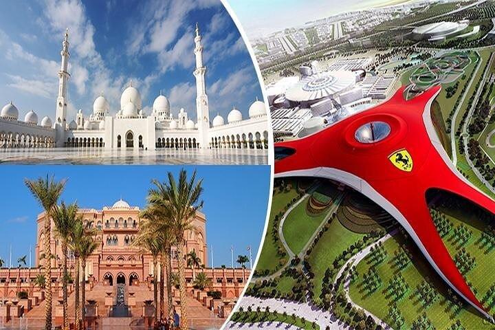 Excursion d'une journée à Abu Dhabi au départ de Dubaï avec visite de la mosquée
