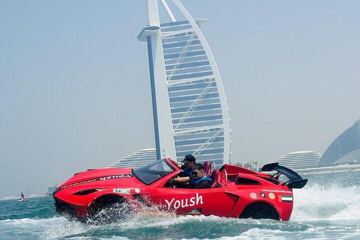 30 min Jetcar Dubai med Burj Al Arab udsigtsfri is