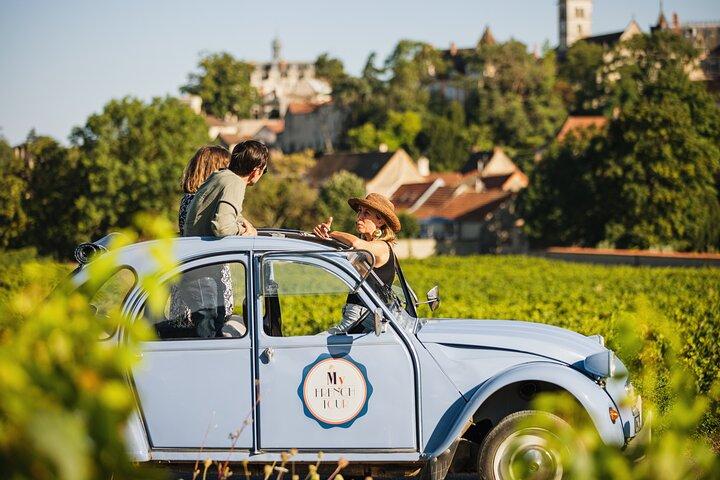 1 dag rondleiding op de wijnroute van Bourgogne in 2CV