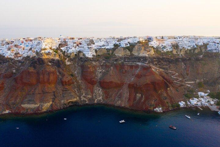 Experiência Santorini Sunset por helicóptero