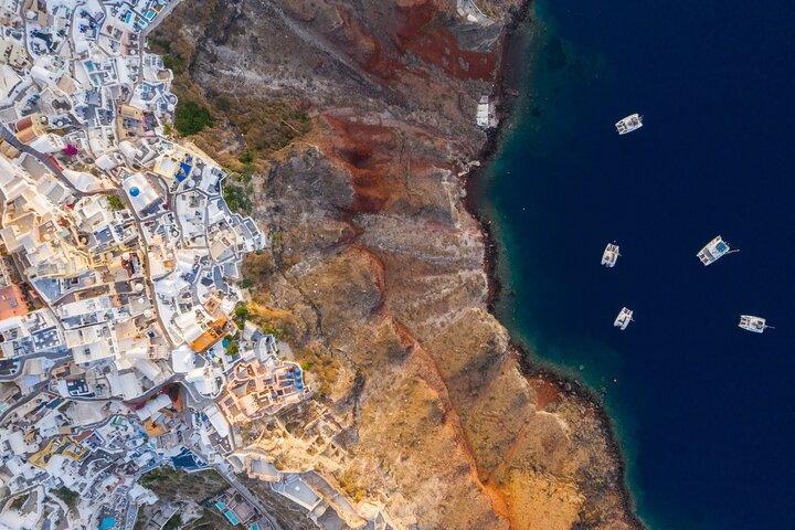 Experiência Santorini Sunset por helicóptero