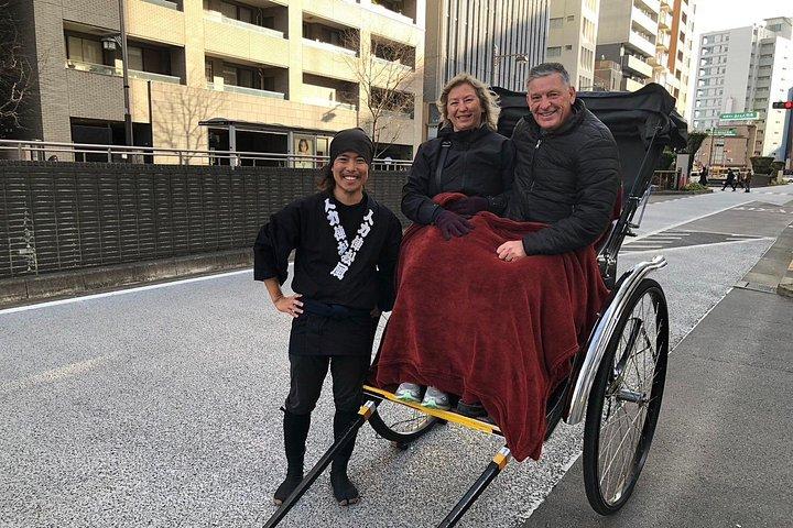 人力車で浅草のグルメを満喫