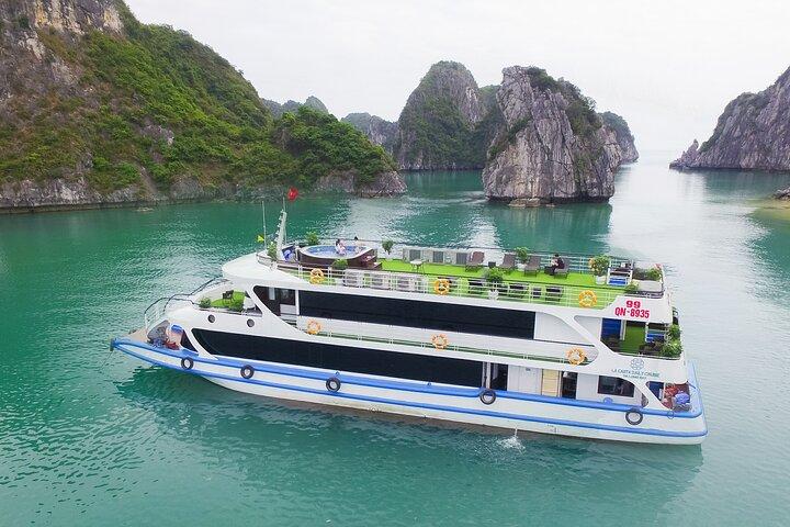 Lotus Cruise Full Day Explore Halong Bay from Hanoi