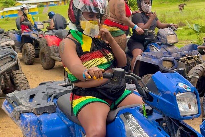 Montego Bay ATV Tour with private Transportation and Lunch Stop