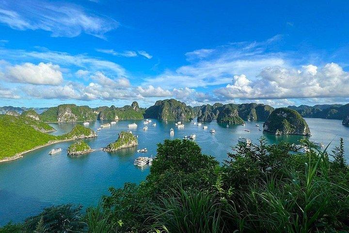 ハノイ発：5つ星シンフォニークルーズ ハロン湾ラグジュアリー日帰りツアー