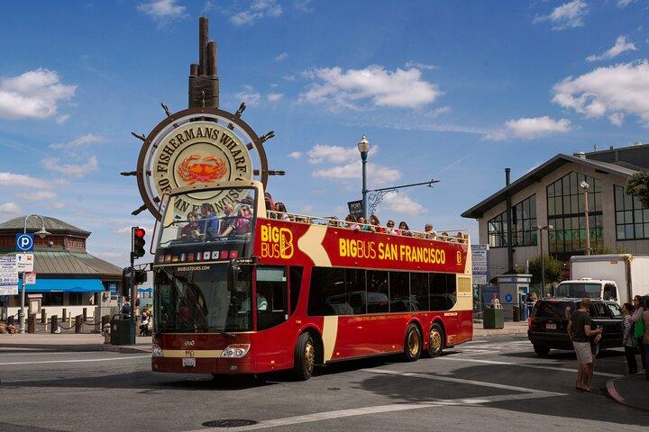 O melhor de SF: Alcatraz Island, Ferry, e 72h Hop-on Hop-off Tour de ônibus