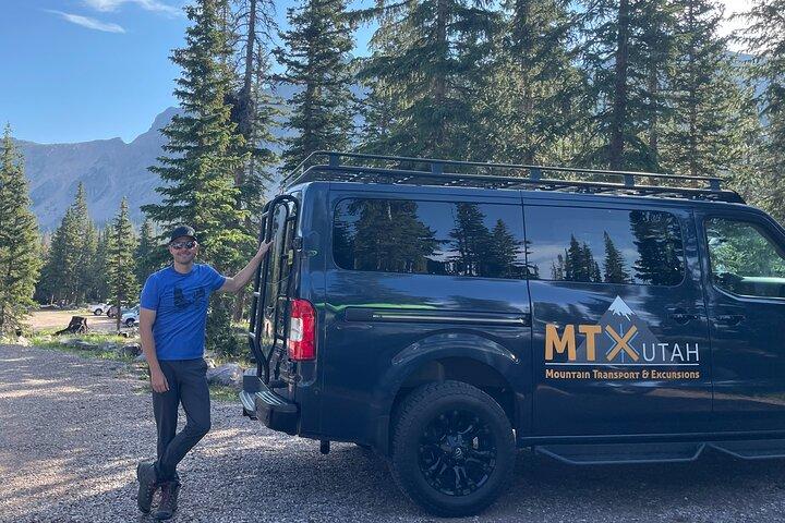 Attività di gita di un giorno nell'entroterra delle montagne dello Utah con pranzo al sacco