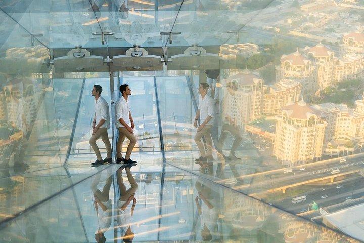 Dubai Sky Views Entry with Glass Slide Access