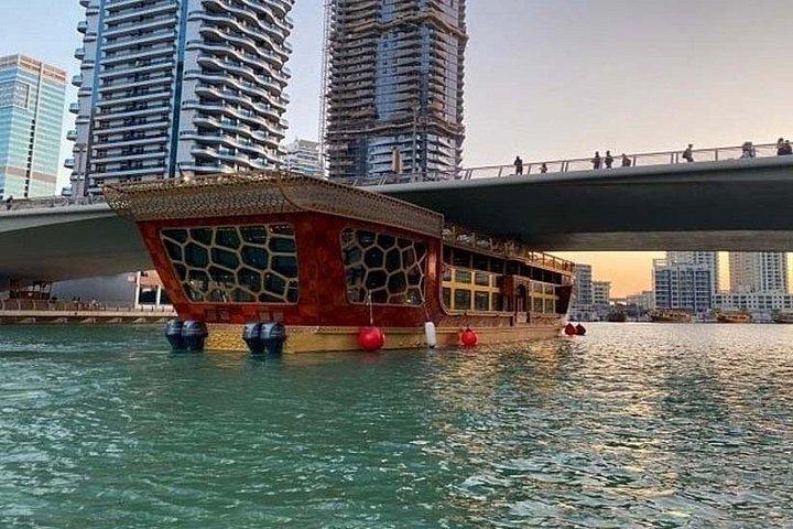 Dubai Marina VIP Ocean Impress Dhow Cruise Dinner