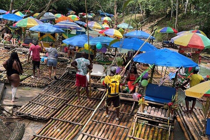 Bamboo Rafting with Limestone Massage and Private Pick up