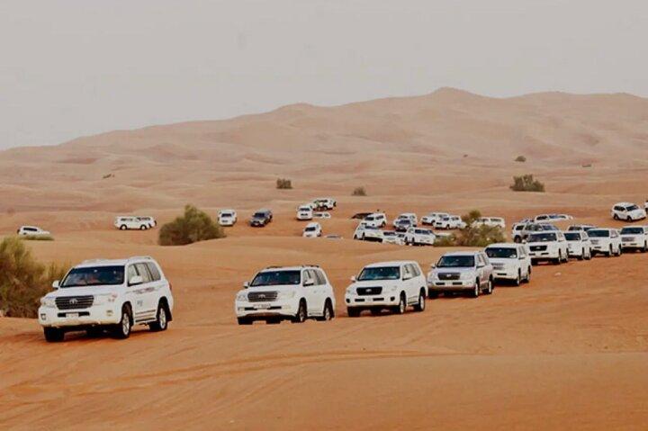 Dubai: Safari nel deserto di mezza giornata, cammelli e tramonto