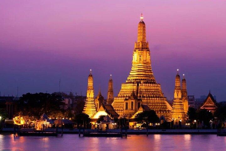 Cruzeiro do Rio Templo com Wat Pho, Wat Arun e Wat Rakhang