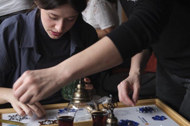Taller de lámparas de mosaico de Estambul en Gran Bazar