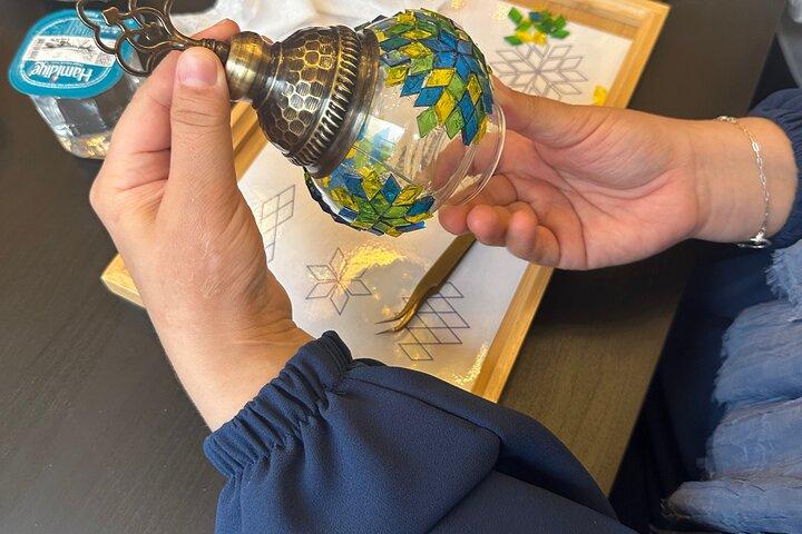 Taller de lámparas de mosaico de Estambul en Gran Bazar