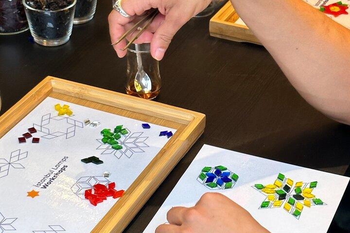 Taller de lámparas de mosaico de Estambul en Gran Bazar