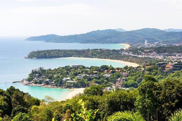 Tour de Phuket con Wat Chalong, Karon View Point, casco antiguo