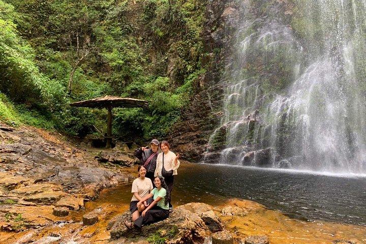 Sapa Full Day Trip: Waterfalls, Cave and Scenic Tea Farm by car