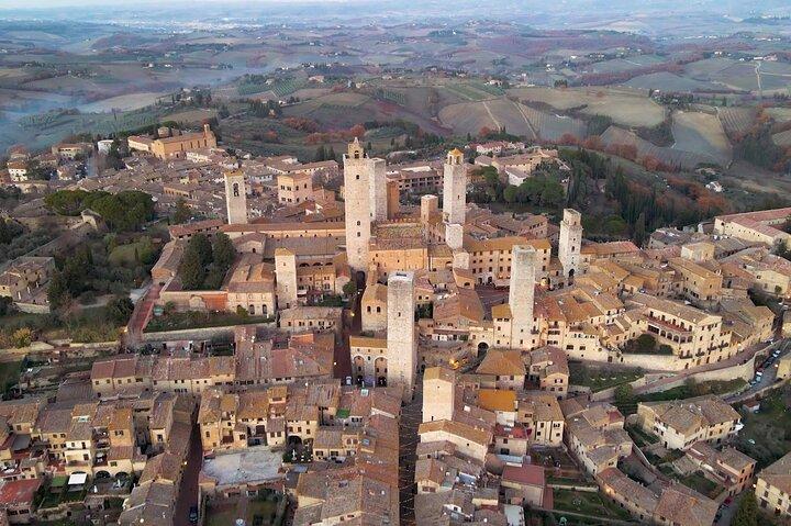 Excursion privée dans les paysages de Sienne, San Gimignano et Chianti