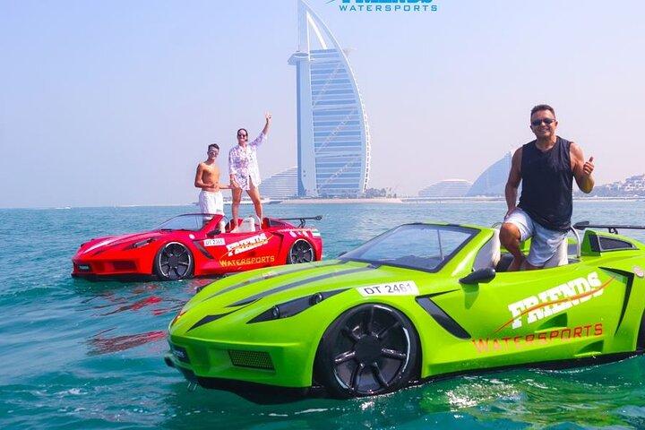 Dubaï Jet Car frisson Randonnée, y compris en option Pick n Drop