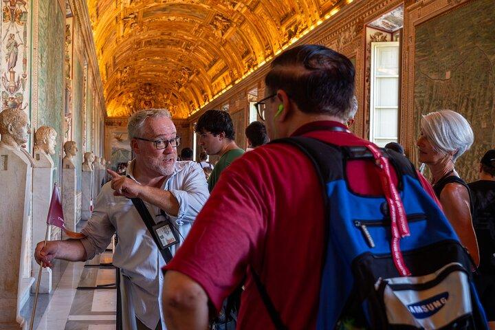 Capela Sistina privada de manhã cedo com a visita do Vaticano