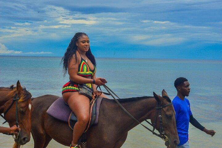 Ocean Horse-Back Riding & Bamboo Rafting experience