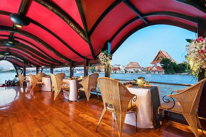 Manohra 5-sterren luxe dinercruise met pre-canapés in Bangkok