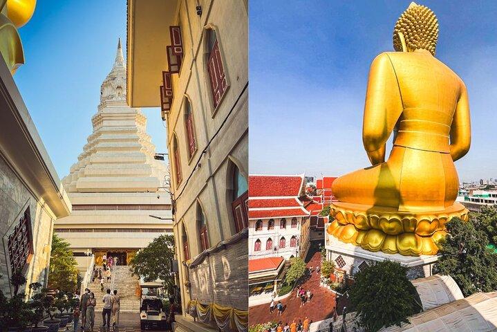 Tour privato in barca del canale di Bangkok al Grande Buddha o alla Casa dell'artista