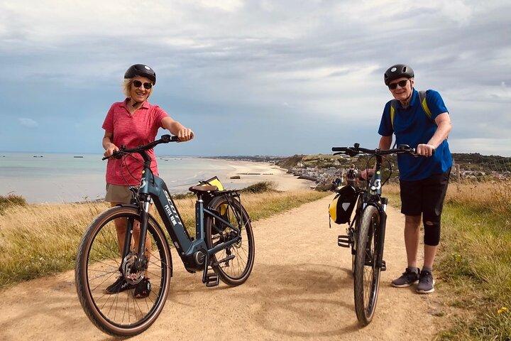 Normandiet Privat E-cykel guidet tur til Gold Beach