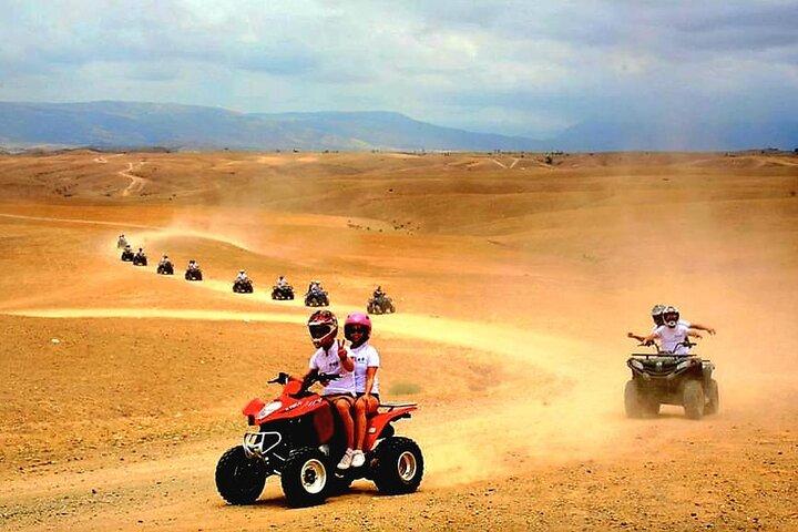 Agafay Desert: Sunset Quad Ride & Dinner Show Experience