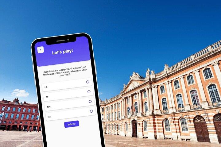 トゥールーズ探検プライベートゲームと市内観光を携帯電話で