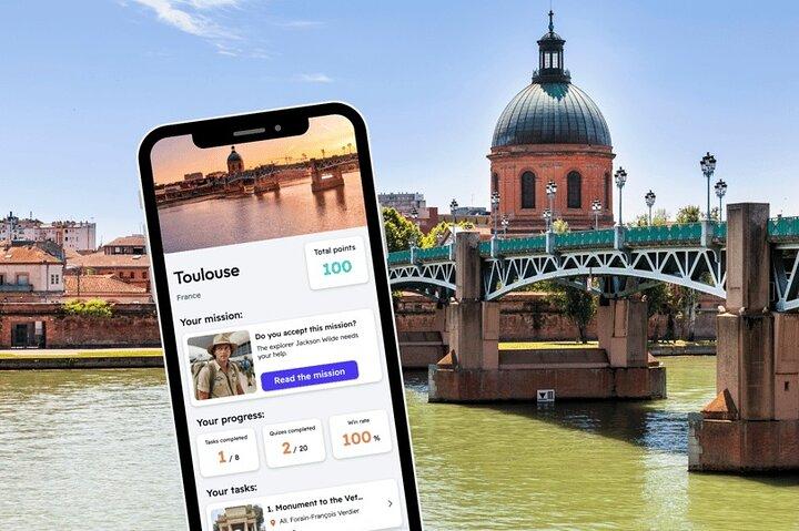 Juego privado de exploración de Toulouse y recorrido por la ciudad en tu teléfono