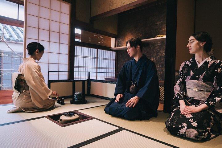 Esperienza di cerimonia del tè Kimono a Kyoto Oritzuruya, Nishiki