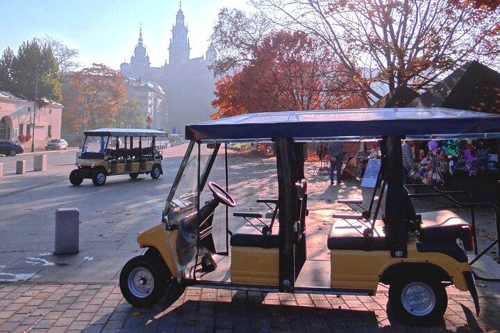 Krakau : Privé Grand City Tour per golf winkelwagen (ophalen bij het hotel)