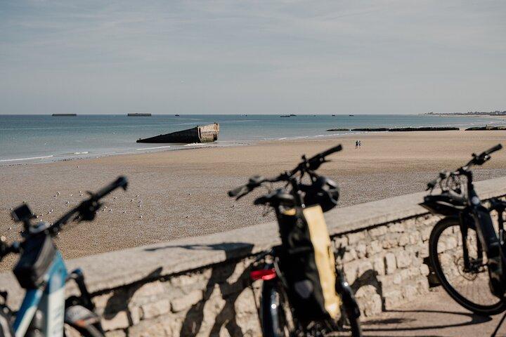 Normandiet Privat E-cykel guidet tur til Gold Beach