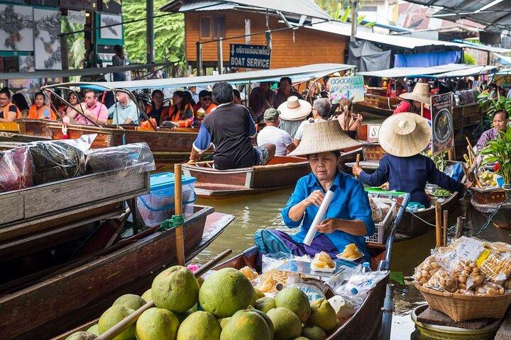 Mae Klong Hoop Rom-markedet og det flydende marked privat dagstur