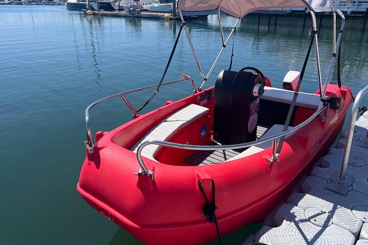 Noleggio barche elettriche a San Diego Bay. Canottaggio per famiglie