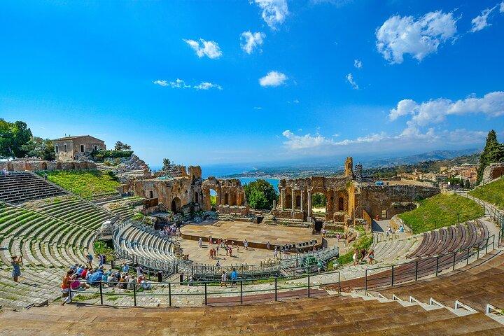 Taormina und Ätna Ganztagestour vom Kreuzfahrthafen Giardini Naxos