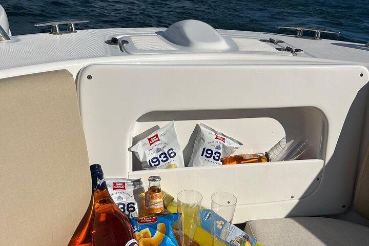 Solnedgangsbådtur med aperitif på Amalfikysten