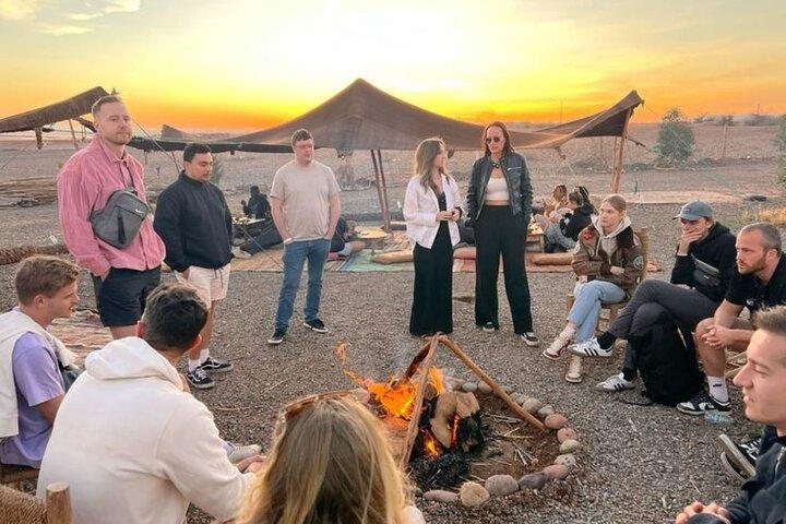 Marrakech Agafay Desert Sunset Dinner, Campfire Experience Pickup