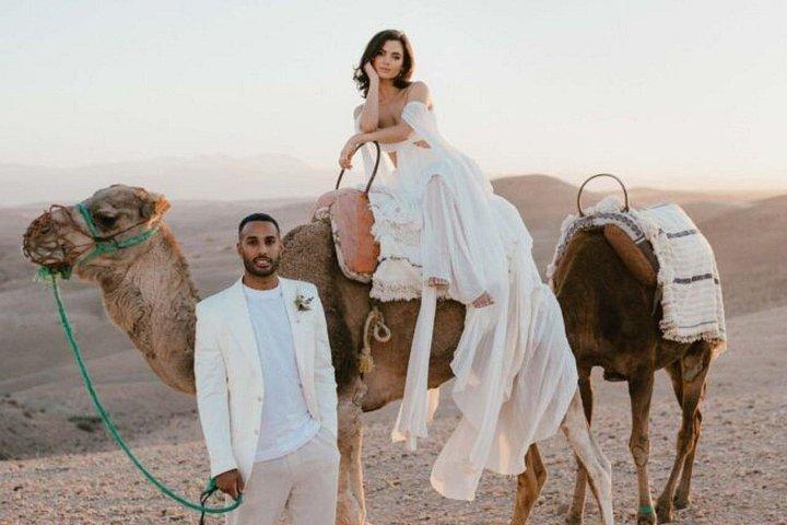 Desert Agafay Marrakech : Paseo en quad y camello, puesta de sol, cena & espectáculo