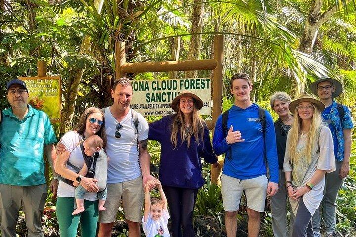 Tour della giungla montana del santuario della foresta di Kona Cloud (2,5 ore)