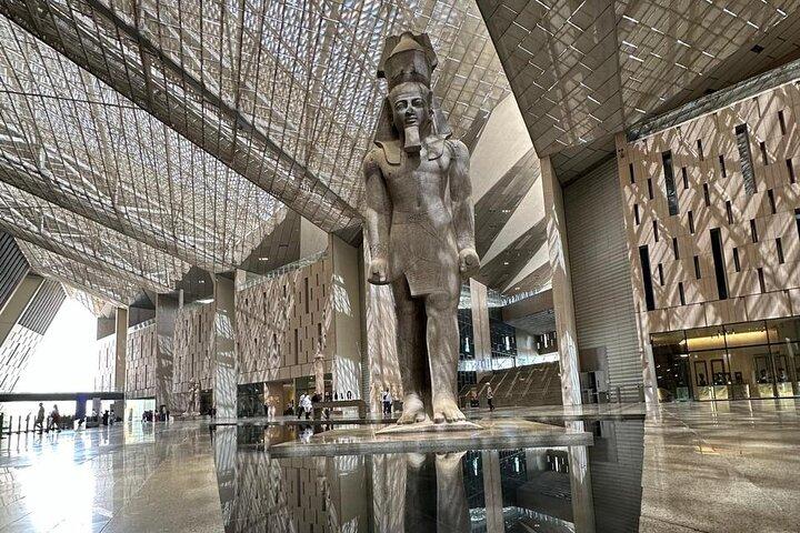 Day Tour in Giza Pyramids, Grand Museum and Khan Khalili Bazaar