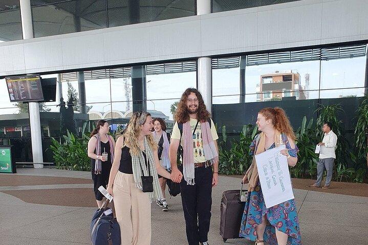 Privé taxi ophalen en overzetten van Techo International Airport