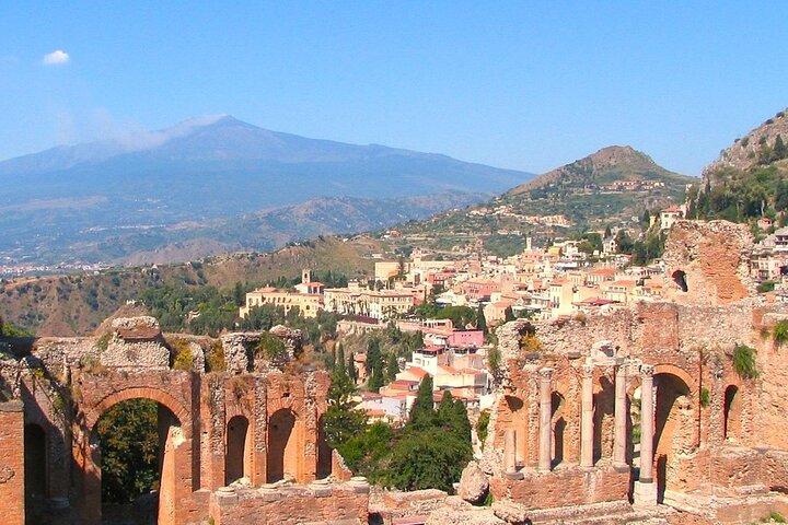 Taormina und Ätna Ganztagestour vom Kreuzfahrthafen Giardini Naxos